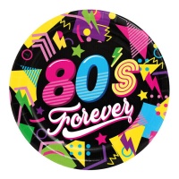 Pratos Forever 80's 23 cm - 6 unidades