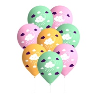 Balões de latex Clouds Party 27 cm - 8 pcs.