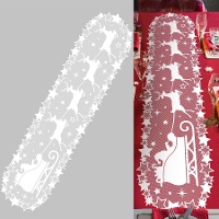 Caminho de Mesa com Corte de Trenó de 1,83 x 46,5 cm