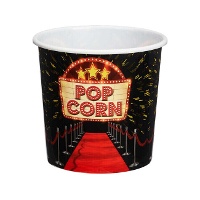 Tigela para pipocas Pop Corn de 13 x 12,5 x 12,5 cm