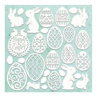 Easter Chipboard - papéis Mintay