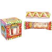Marshmallows em formato de hot dog de 18 g - 20 unidades