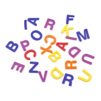 Letras autocolantes em borracha eva de 2 cm