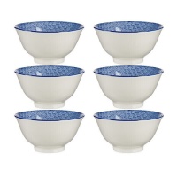 Taça onda japonesa azul 0,5 L - 6 unid.