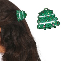 Presilha para cabelo de árvore de Natal de 4,5 cm - 1 unidade