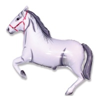 Balão cavalo branco 107 x 75 cm - Festa Conver