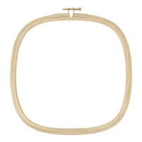 Bastidor quadrado de madeira para bordar 25 x 25 cm - DMC