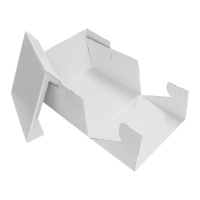 Caixa para bolos quadrada de 30,5 x 30,5 x 15,2 cm