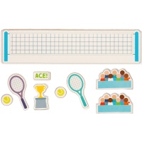 Decoração de açúcar 2D para bolo de Tênis - 9 peças