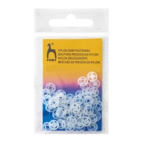 Botões de pressão de nylon de 1,5 cm - Pónei - 6 pares