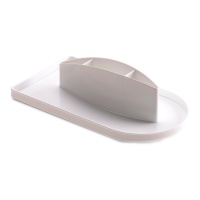Alisador de plástico para pasta de açúcar 15 x 8 cm - Dekora