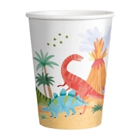 Copos Dinossauro Bebê Feliz de 270 ml - 10 unidades