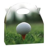 Caixa de cartão para golfe - 12 unidades.