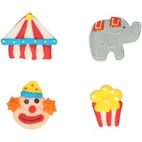 Figuras de açúcar de Circo - 8 unidades