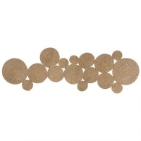 Corredor de mesa de 34 cm em círculos de fibra - 98 cm