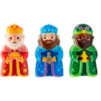 Figuras 2D dos Reis Magos para Bolo-Rei, 3 a 3,2 cm - Dekora - 100 unidades
