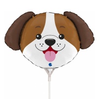 Balão cabeça de cão 29 x 19 cm - Grabo - 10 unid.