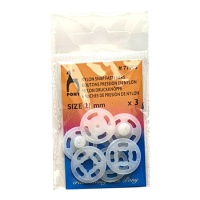 Botões de pressão em nylon de 2,1 cm - Pónei - 3 pares