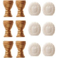 Estatuetas de açúcar de comunhão 5,7 - 4,7 cm - 12 unid.