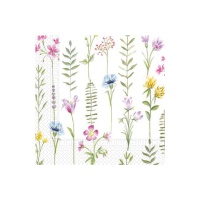 Guardanapos de flores de primavera de 16,5 x 16,5 cm - 20 unidades