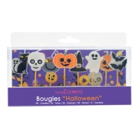 Pack de velas Halloween 8 cm - 8 unidades