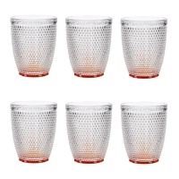 Copo para água âmbar de 300 ml - 6 unid.