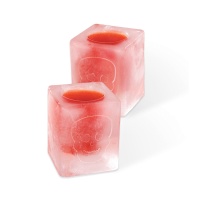 Molde de silicone para mini copos de gelo de Halloween de 14 x 26 cm - Wilton - 8 cavidades