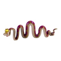 Figura para bolo da cobra Kaa de 13 cm