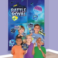 Battle Royal photocall kit com mural - 16 pcs.