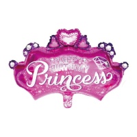 Balão de princesas com forma de coroa de 73 cm