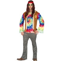 Fato de Hippie Flower para homem