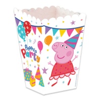 Caixa alta para festa Peppa Pig - 12 unidades