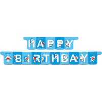 Grinalda Feliz Aniversário Doraemon 3 m