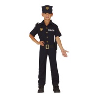 Traje Policial Americano para Crianças