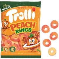 Aros de melocotón - peach rings - 100 gr