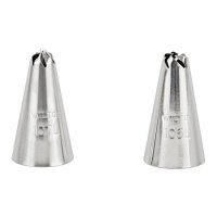 Conjunto de bicos n.º 106L e 107L para flores em forma de gota para canhotos - Wilton - 2 unid.