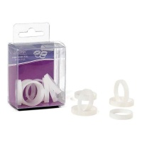 Anéis para rolos de massa de 2,5 cm - Decora - 8 unid.