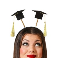 Fita para a cabeça com bonés de formatura