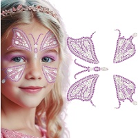Jóias faciais autoadesivas Borboleta