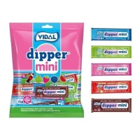 Mini caramelo mole de sabores sortidos - Dipper Mini Vidal - 275 g