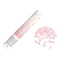 Canhão de confetes de Pênis Rosas de 20 cm