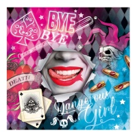 Guardanapos Harley Dangerous 16,5 x 16,5 cm - 12 pcs.