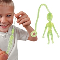 Alien de silicone para lançar