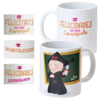 Caneca graduada de 330 ml para rapariga - 1 unid.