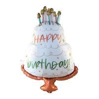 Happy Birthday Balão de 80 cm para bolo de aniversário