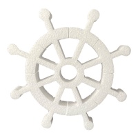 Figura em cortiça de leme de barco 32 cm