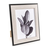 Moldura fotográfica 13 x 18 cm Planta a preto e branco
