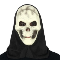 Máscara de caveira com capuz