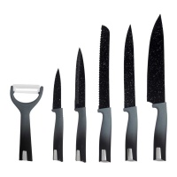 Conjunto de 5 facas e 1 descascador - Kinvara
