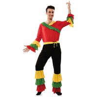 Fato de Rumbero Vermelho para homem